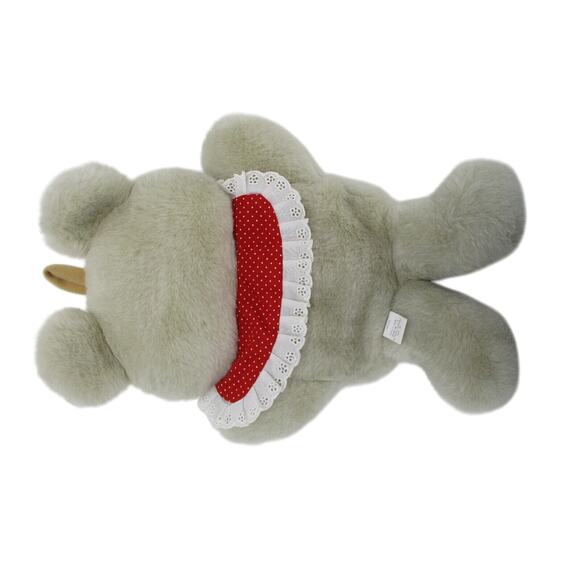 Vintage 1985 Hallmark Card Holder Christmas Stocking Plush Boy & Girl Teddy Bear - Picture 6 of 7